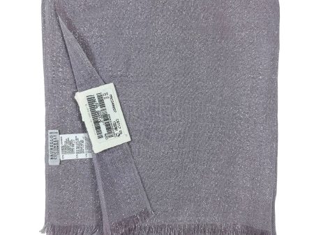 Brunello Cucinelli Cashmere Silk Scarf Gray Lavender Silver Sparkling - Luxury Large Women Shawl For Discount