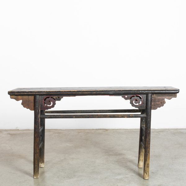 Antique Wooden Console Table (1900) Hot on Sale