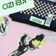 Kenzo Scarf Pink Cactus Design - Extra Large Cotton Wrap CYBER MONDAY SALE Online Sale