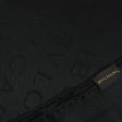 Bvlgari Scarf Black Logomania Design - Twill Silk Shawl SALE For Sale