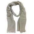 Agnona Scarf Beige Linen Silk - Luxury Women Shawl For Cheap