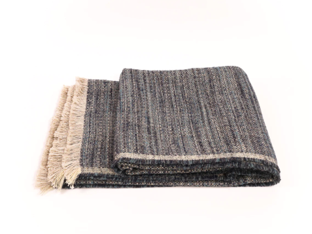 Navy Naka Throw on Sale