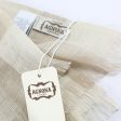 Agnona Scarf Beige Check Cashmere Linen Shawl  SALE Online