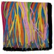 Lanvin Scarf Multi-Color Weave & Fringe Design - Cashmere Blend Shawl Fashion