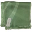 Elie Saab Scarf Green Logo - Chiffon Silk Designer Shawl Discount