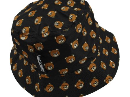 Moschino Bucket Hat Black Toy Bear For Sale