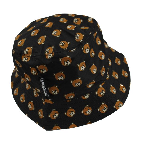 Moschino Bucket Hat Black Toy Bear For Sale