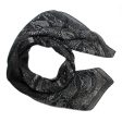 Roberto Cavalli Scarf Gray Black Snakeskin - Large Square Silk Foulard SALE Cheap