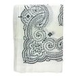 Givenchy Scarf White Paisley 4G - Large Modal Cashmere Blend Shawl SALE Online now