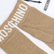 Moschino Gloves Beige Wool Cashmere Women Collection SALE Hot on Sale