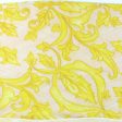 Kiton Cashmere Silk Scarf Beige Gold Ornamental Design Sale