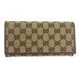 Gucci Large Wallet GG Beige Brown - Women Collection Online Sale