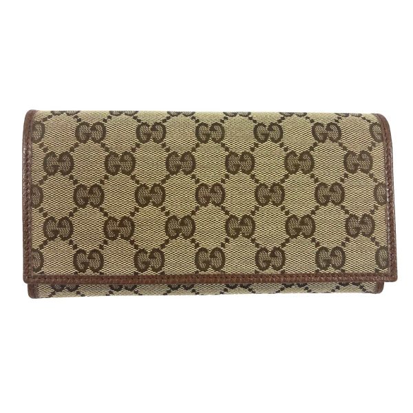 Gucci Large Wallet GG Beige Brown - Women Collection Online Sale