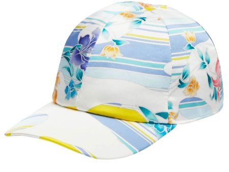 Leonard Paris Cap White Blue Turquoise Design - Women Collection Hat SALE Sale