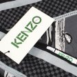 Kenzo Scarf Gray Cactus & Logo Design - Large Wrap - FINAL SALE on Sale