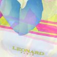 Leonard Paris Scarf Yellow Blue Pink Floral Design - Chiffon Silk Shawl Online Hot Sale