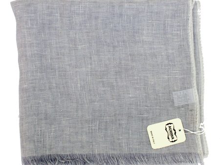 Agnona Scarf Gray - Linen Silk Shawl Online now