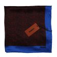 Missoni Small Silk Scarf Royal Blue Fire Red Black SALE on Sale