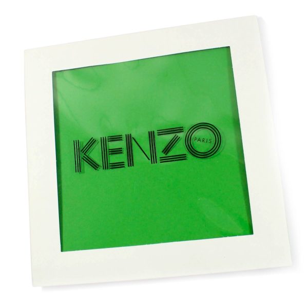 Kenzo Scarf Brick Red Logo Design - Modal Silk Shawl SALE For Cheap