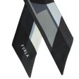 Furla Bandeau Gray Design Small Silk Scarf Metropolis SALE on Sale