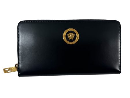 Versace Wallet Black Medusa Long Wallet - Women Collection Online Hot Sale