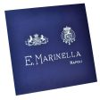 E. Marinella Scarf Brown Il Chiostro - Twill Silk Square Foulard SALE Online