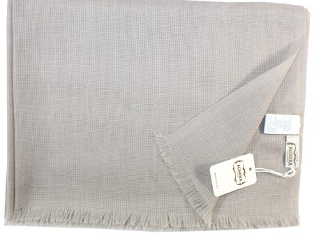 Agnona Scarf Taupe Cashmere Cotton Shawl SALE Online Sale