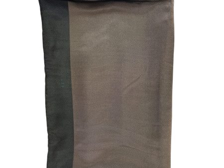 Elie Saab Scarf Bronze With Tonal Center Logo - Extra Large Silk Wrap Online Hot Sale