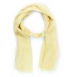 Agnona Scarf Yellow Design - Luxury Linen Shawl - FINAL SALE Online now